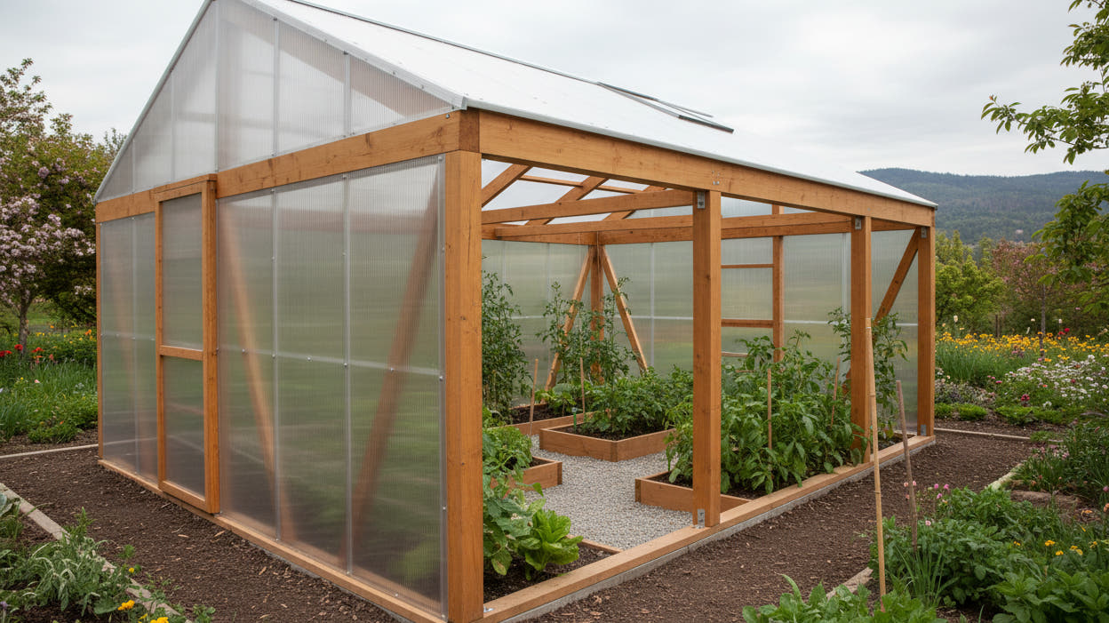 Polycarbonate vs Glass Greenhouse: What UK Gardeners Actually Choose (And Why)