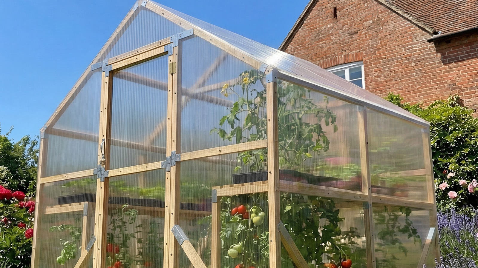 Waldenhaus NORDIC wooden greenhouse — a serious alternative to B&Q greenhouse options