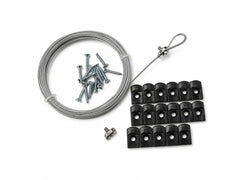 Plant-support wire with its holders and screws