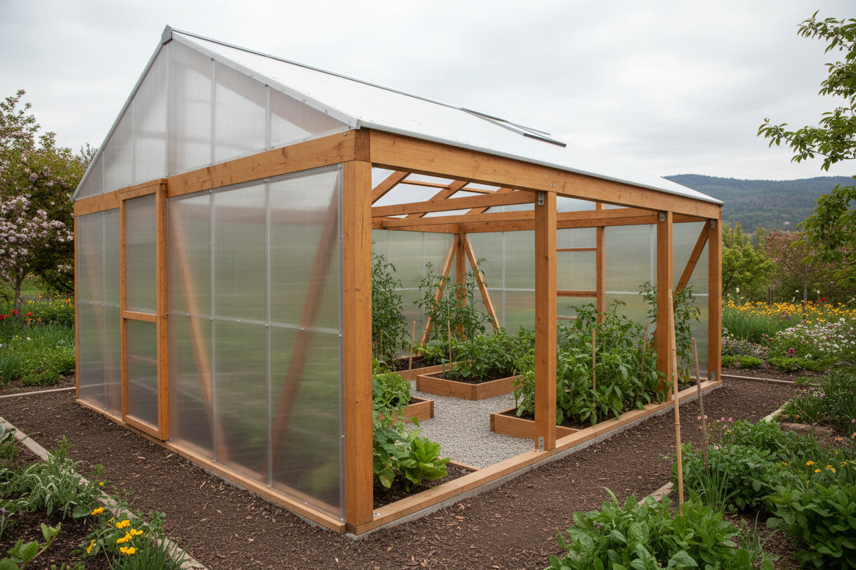 Polycarbonate vs Glass Greenhouse: What UK Gardeners Actually Choose (And Why)