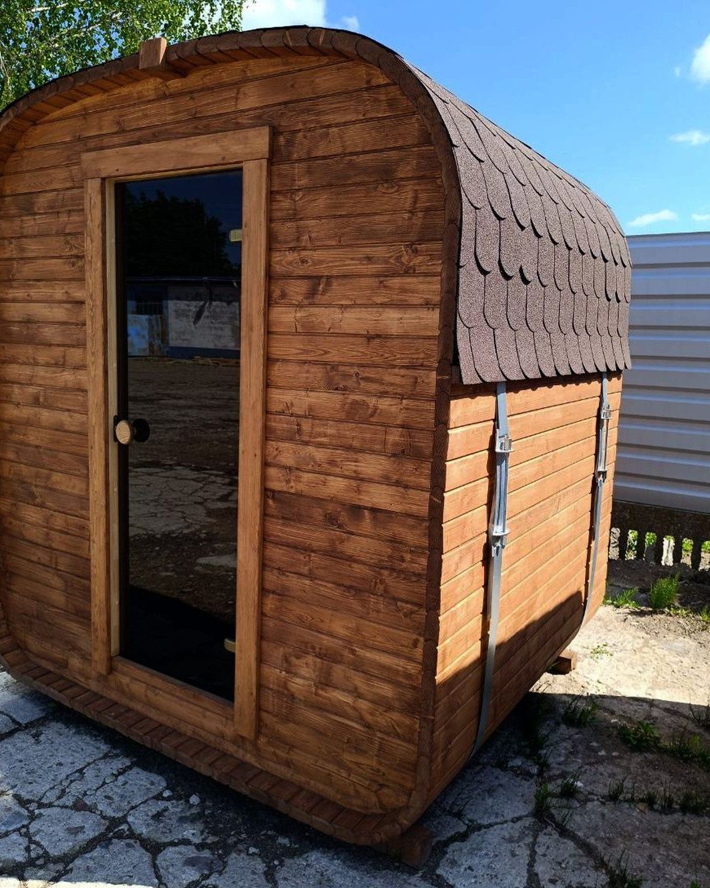 CUBIO 180 sauna side profile