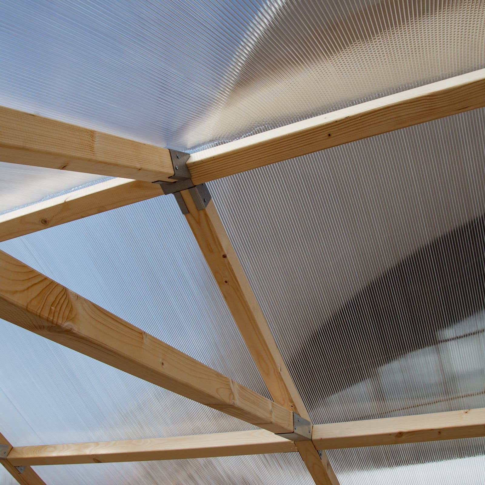NORDIC greenhouse roof rafters and brackets