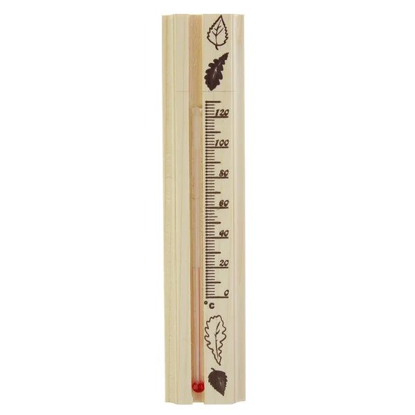 Timber sauna thermometer