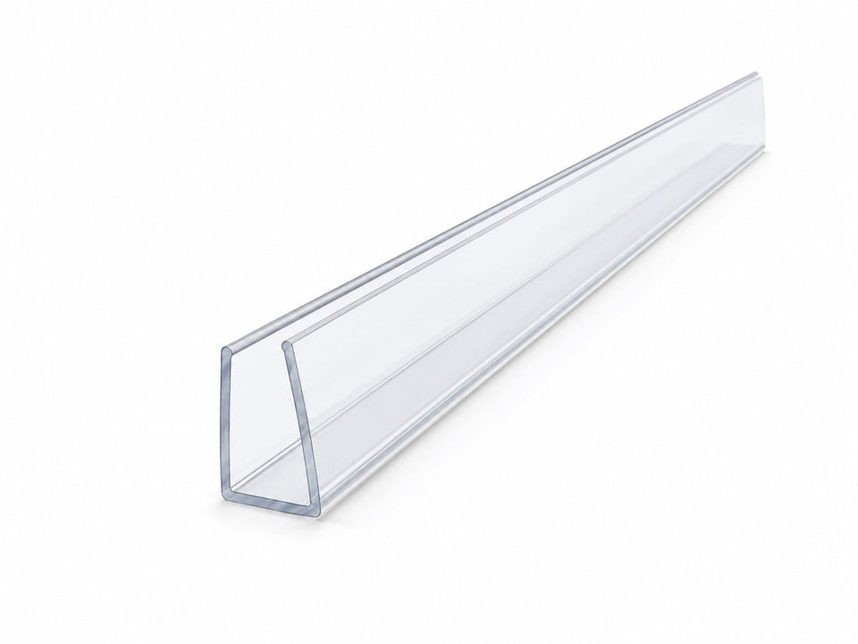 A length of clear U-profile